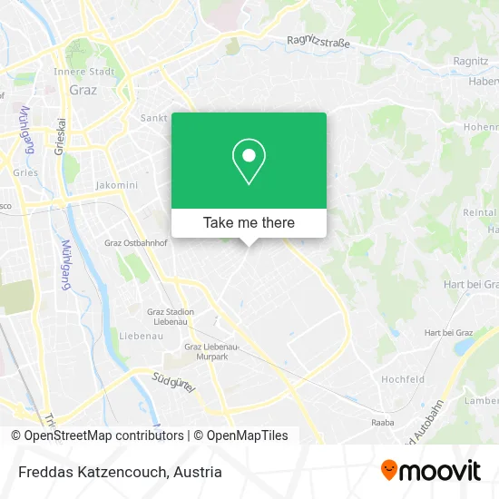 Freddas Katzencouch map