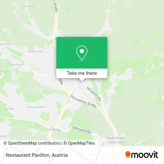Restaurant Pavillon map