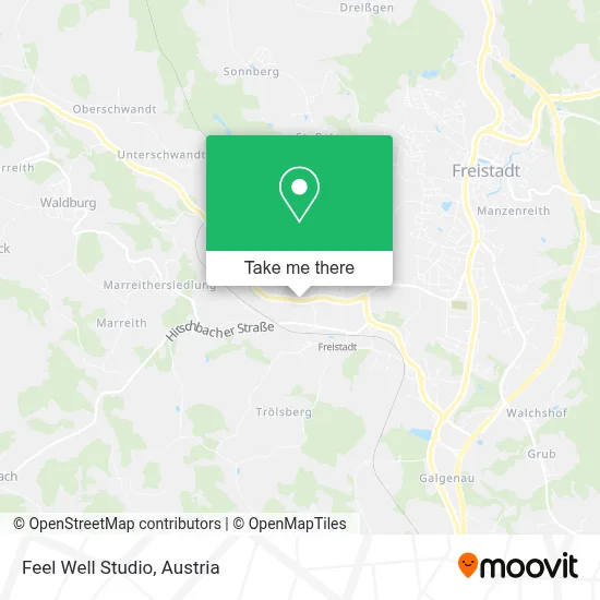 Feel Well Studio map