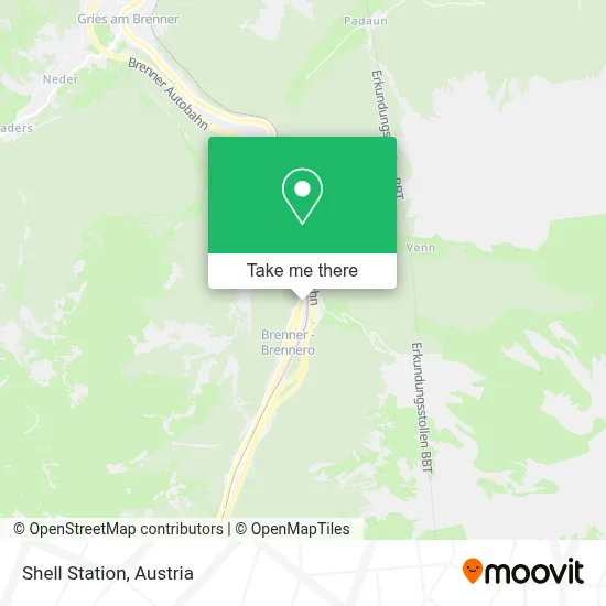 Shell Station map
