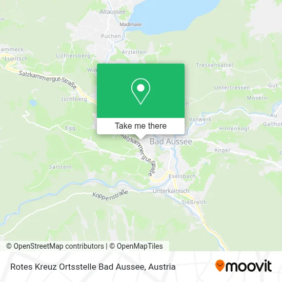 Rotes Kreuz Ortsstelle Bad Aussee map