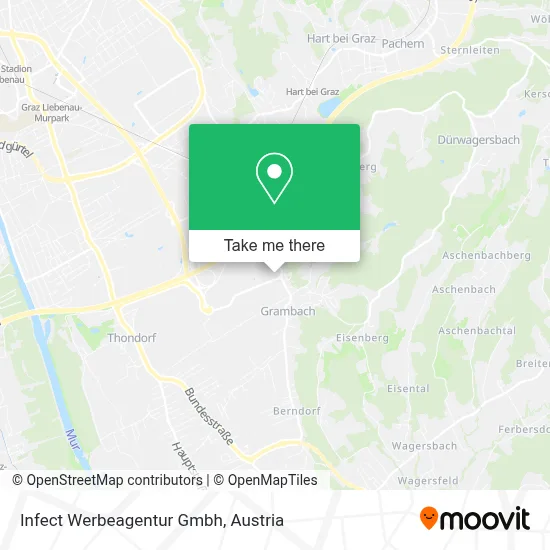 Infect Werbeagentur Gmbh map