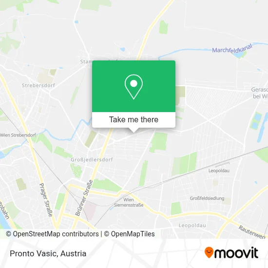 Pronto Vasic map