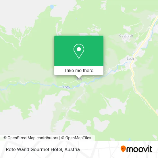 Rote Wand Gourmet Hotel map