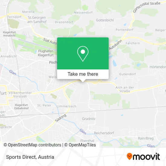 Sports Direct map