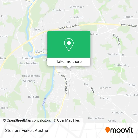 Steiners Fiaker map