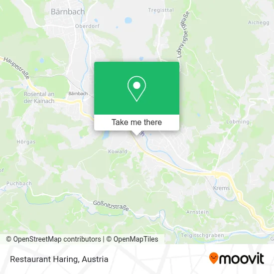 Restaurant Haring map