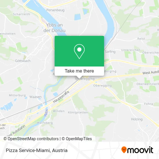 Pizza Service-Miami map