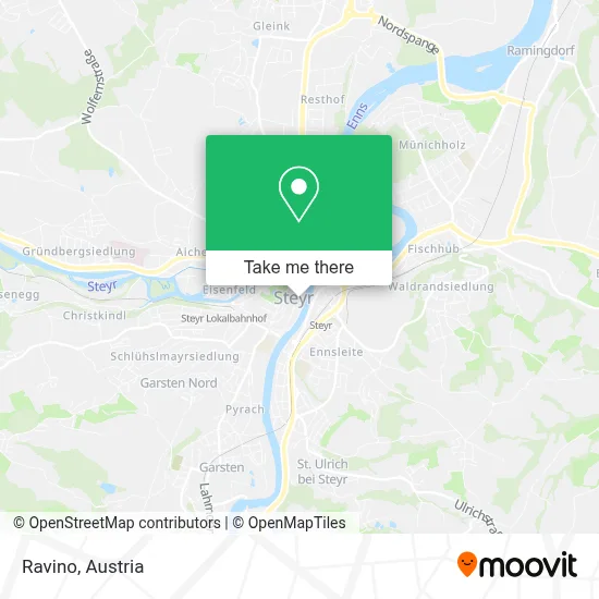 Ravino map