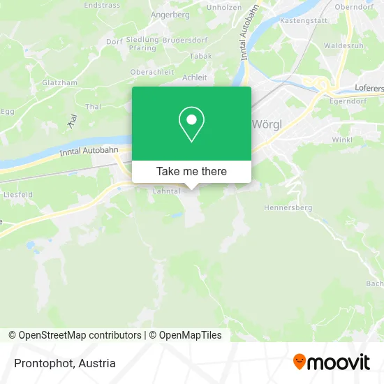 Prontophot map