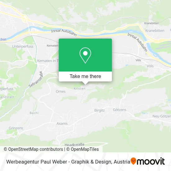 Werbeagentur Paul Weber - Graphik & Design map