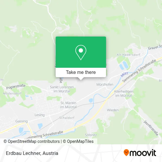 Erdbau Lechner map