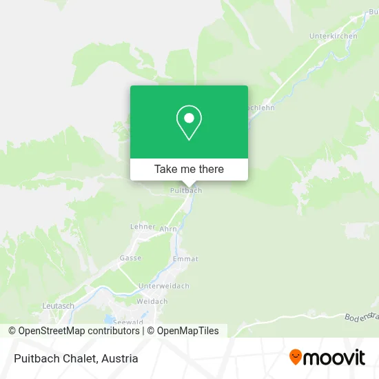 Puitbach Chalet map