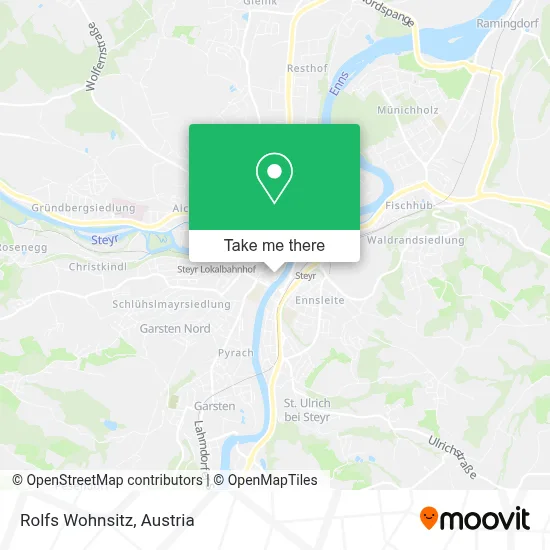 Rolfs Wohnsitz map