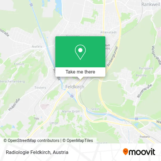 Radiologie Feldkirch map