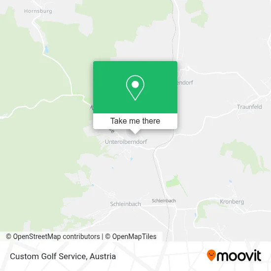 Custom Golf Service map