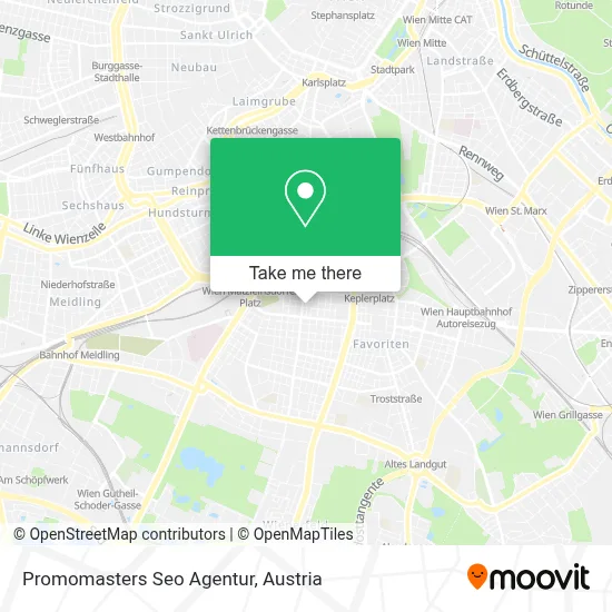 Promomasters Seo Agentur map