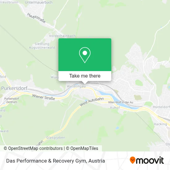 Das Performance & Recovery Gym map