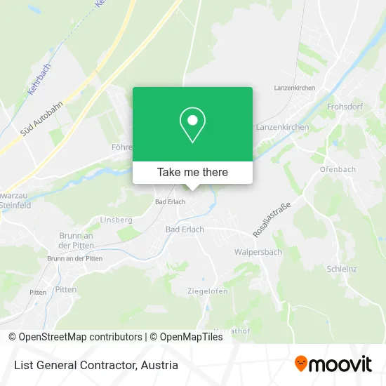 List General Contractor map
