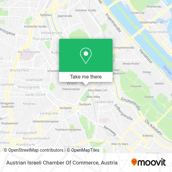 Austrian Israeli Chamber Of Commerce map