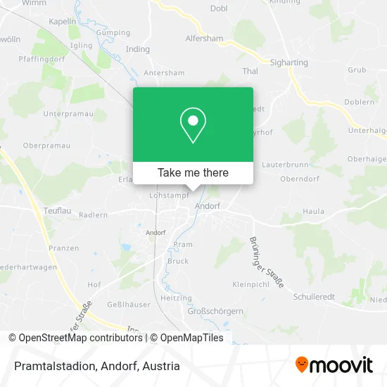 Pramtalstadion, Andorf map