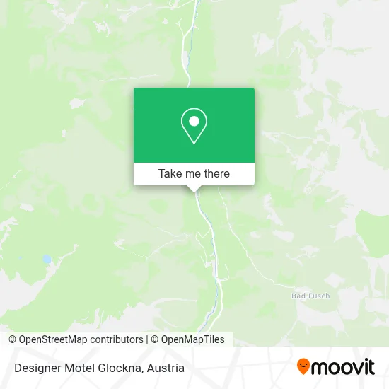 Designer Motel Glockna map