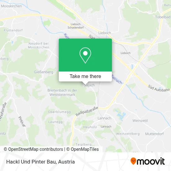 Hackl Und Pinter Bau map