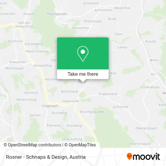 Rosner - Schnaps & Design map