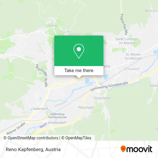 Reno Kapfenberg map