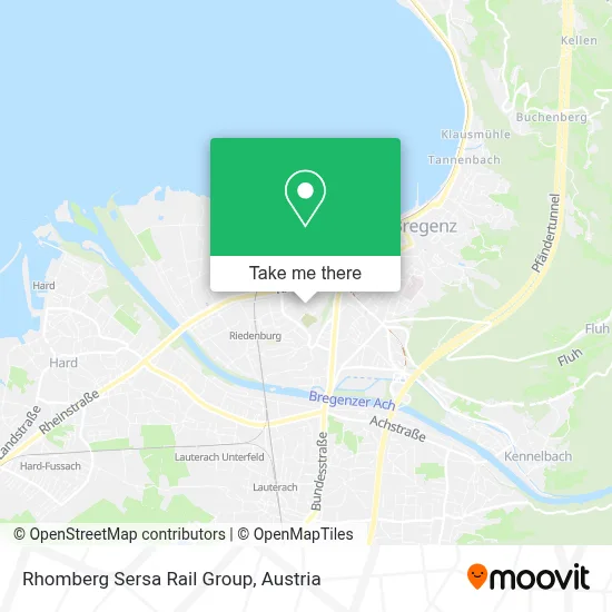 Rhomberg Sersa Rail Group map