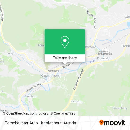 Porsche Inter Auto - Kapfenberg map