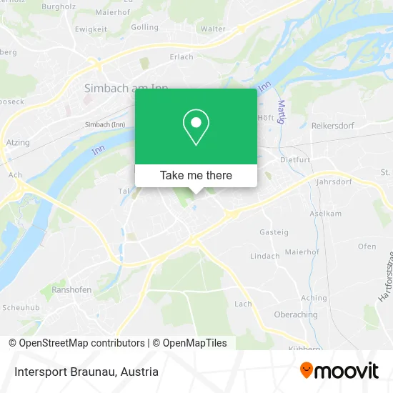 Intersport Braunau map