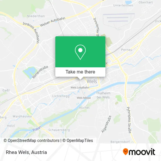 Rhea Wels map