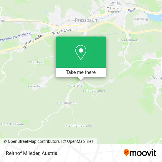 Reithof Mileder map