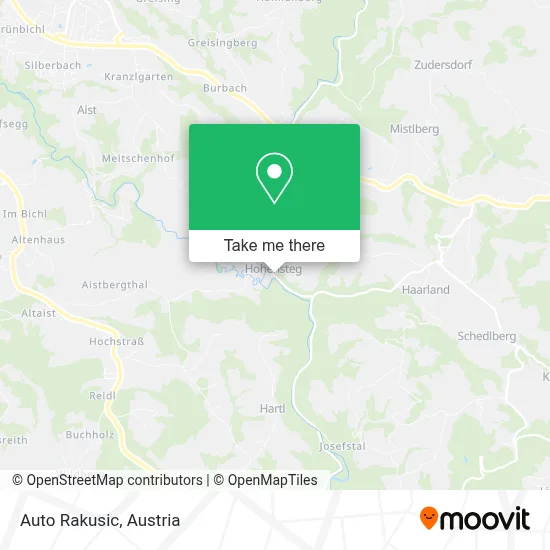 Auto Rakusic map