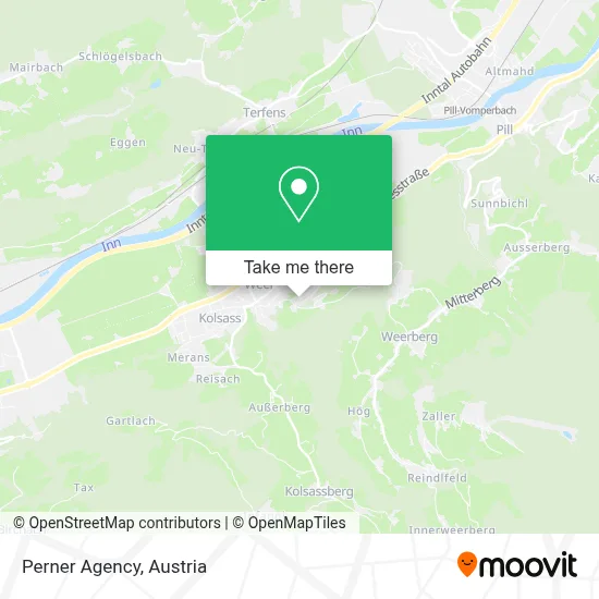 Perner Agency map