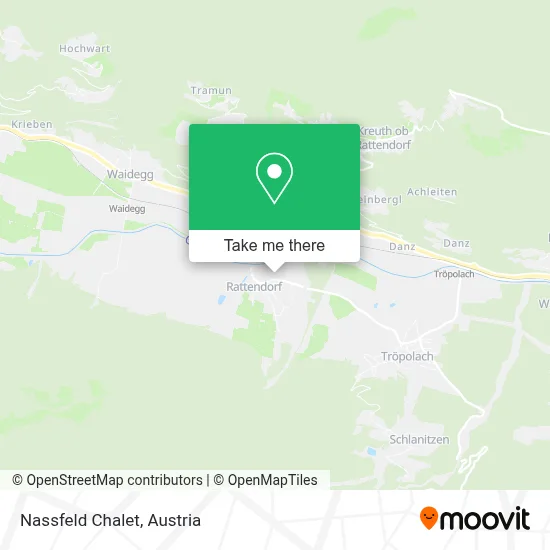 Nassfeld Chalet map