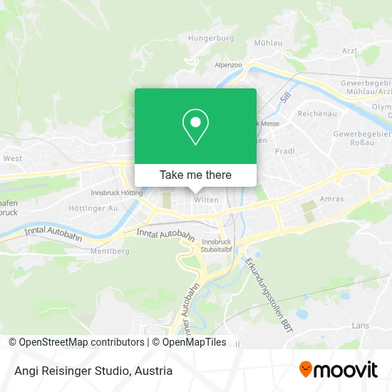 Angi Reisinger Studio map