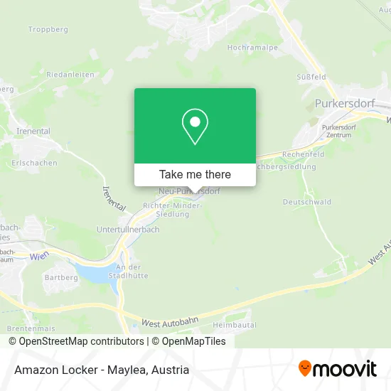 Amazon Locker - Maylea map