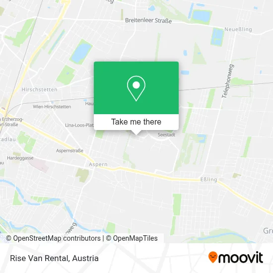 Rise Van Rental map