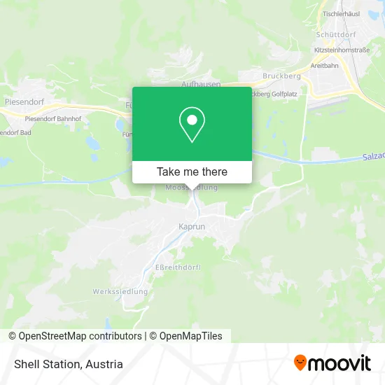 Shell Station map