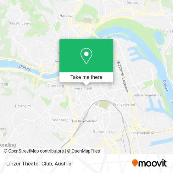 Linzer Theater Club map