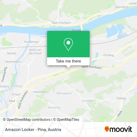 Amazon Locker - Pina map