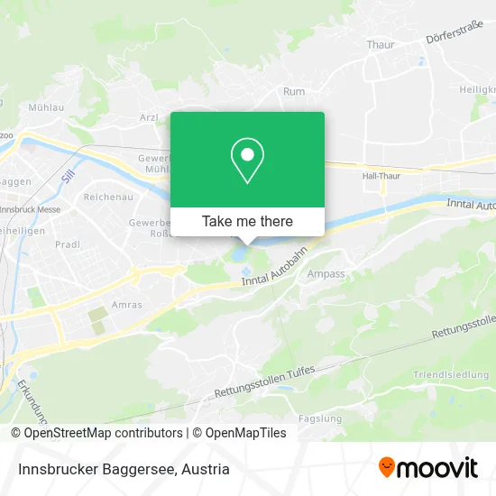 Innsbrucker Baggersee map