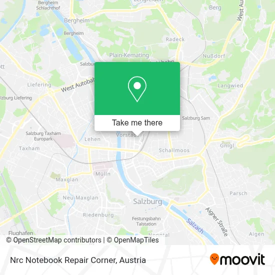 Nrc Notebook Repair Corner map