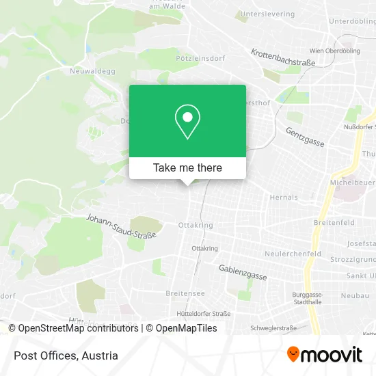 Post Offices map