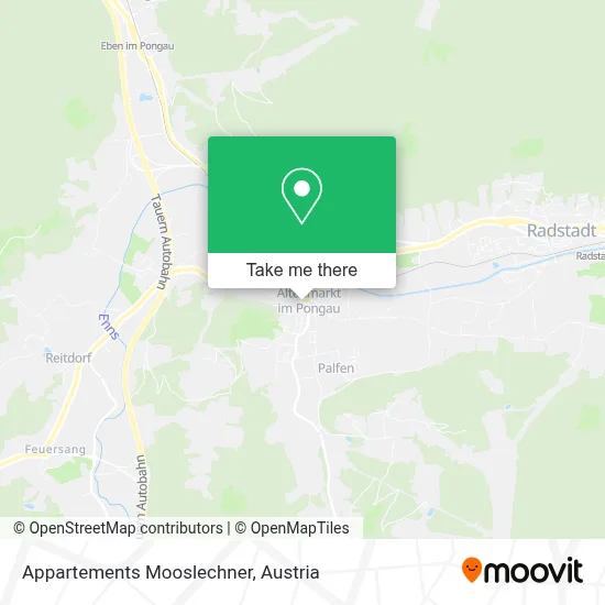 Appartements Mooslechner map
