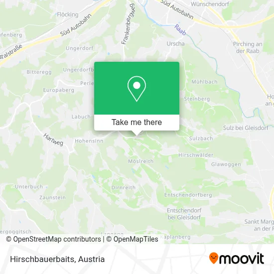 Hirschbauerbaits map