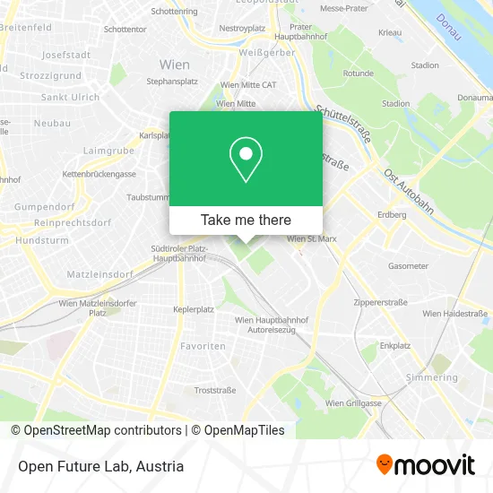 Open Future Lab map