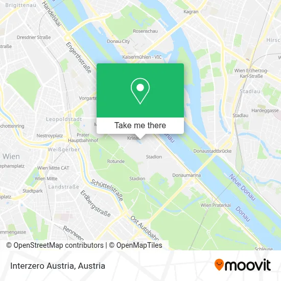 Interzero Austria map